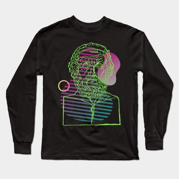 Modern Platonism Long Sleeve T-Shirt by TJWDraws